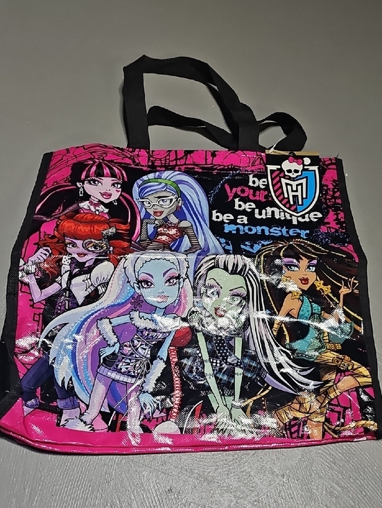 monster high Handbags - Monster High 2014 Mattel Reusable Tote Bag Shopping Bag